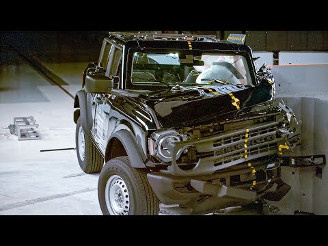 New Ford Bronco Crash Test – Driver-side Small Overlap IIHS Crash Test