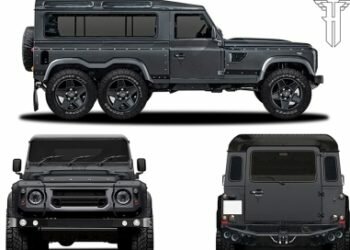 Land Rover Defender обзавелся третьей ведущей осью